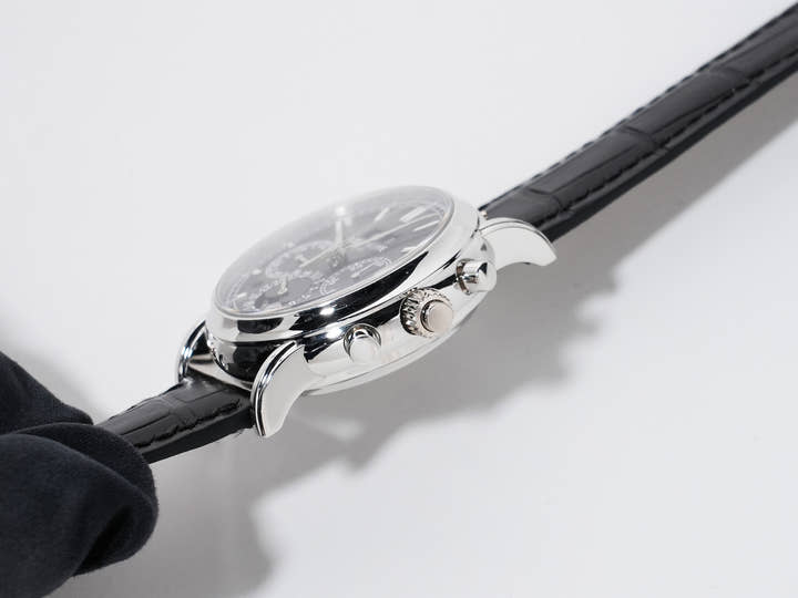 パテックフィリップ パーペチュアルカレンダー スプリットセコンド クロノグラフ Ref.5204P-011 プラチナ ブラック文字盤 中古 jhfmekjm