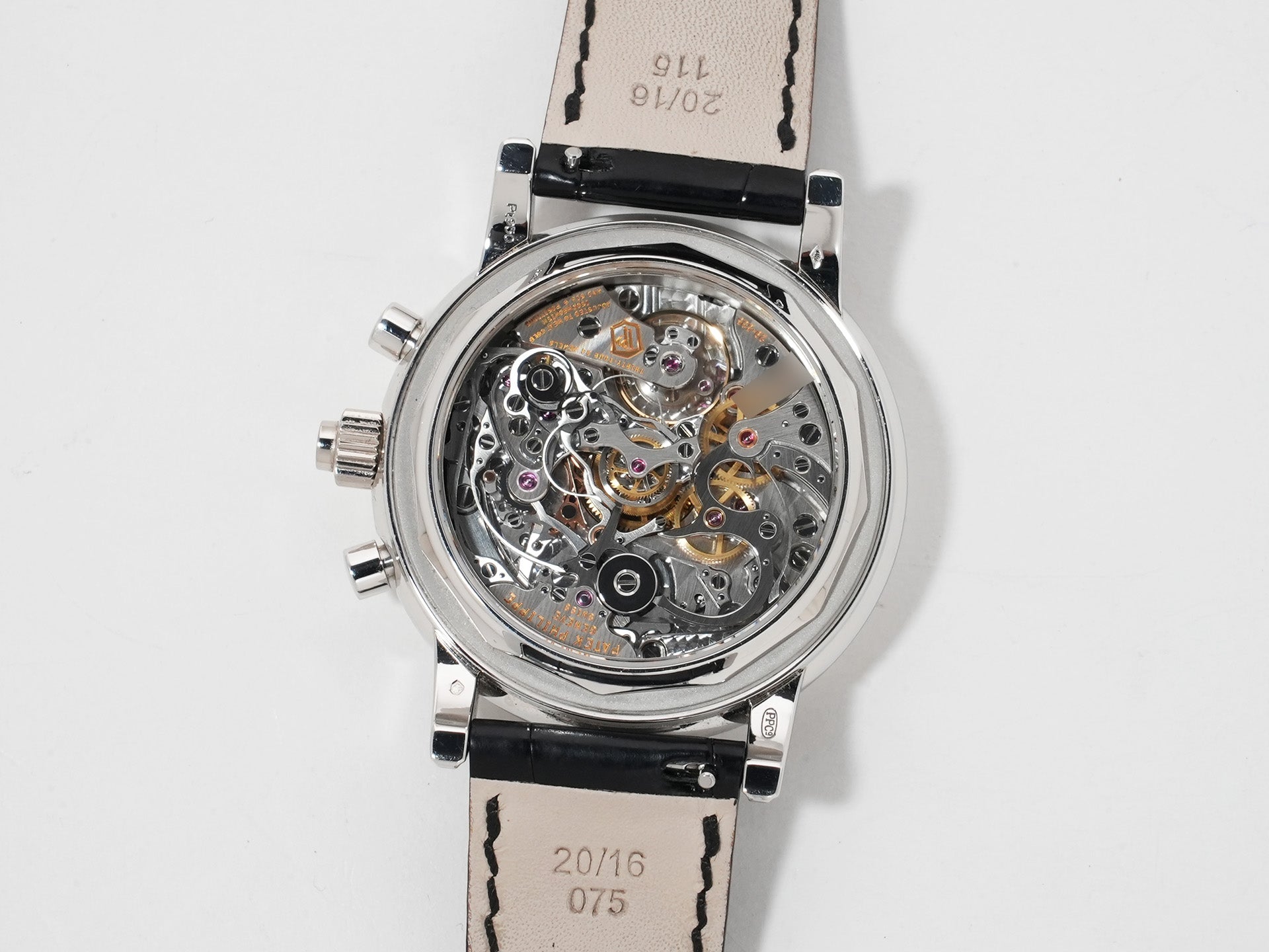 パテックフィリップ パーペチュアルカレンダー スプリットセコンド クロノグラフ Ref.5204P-011 プラチナ ブラック文字盤 中古 jhfmekjm