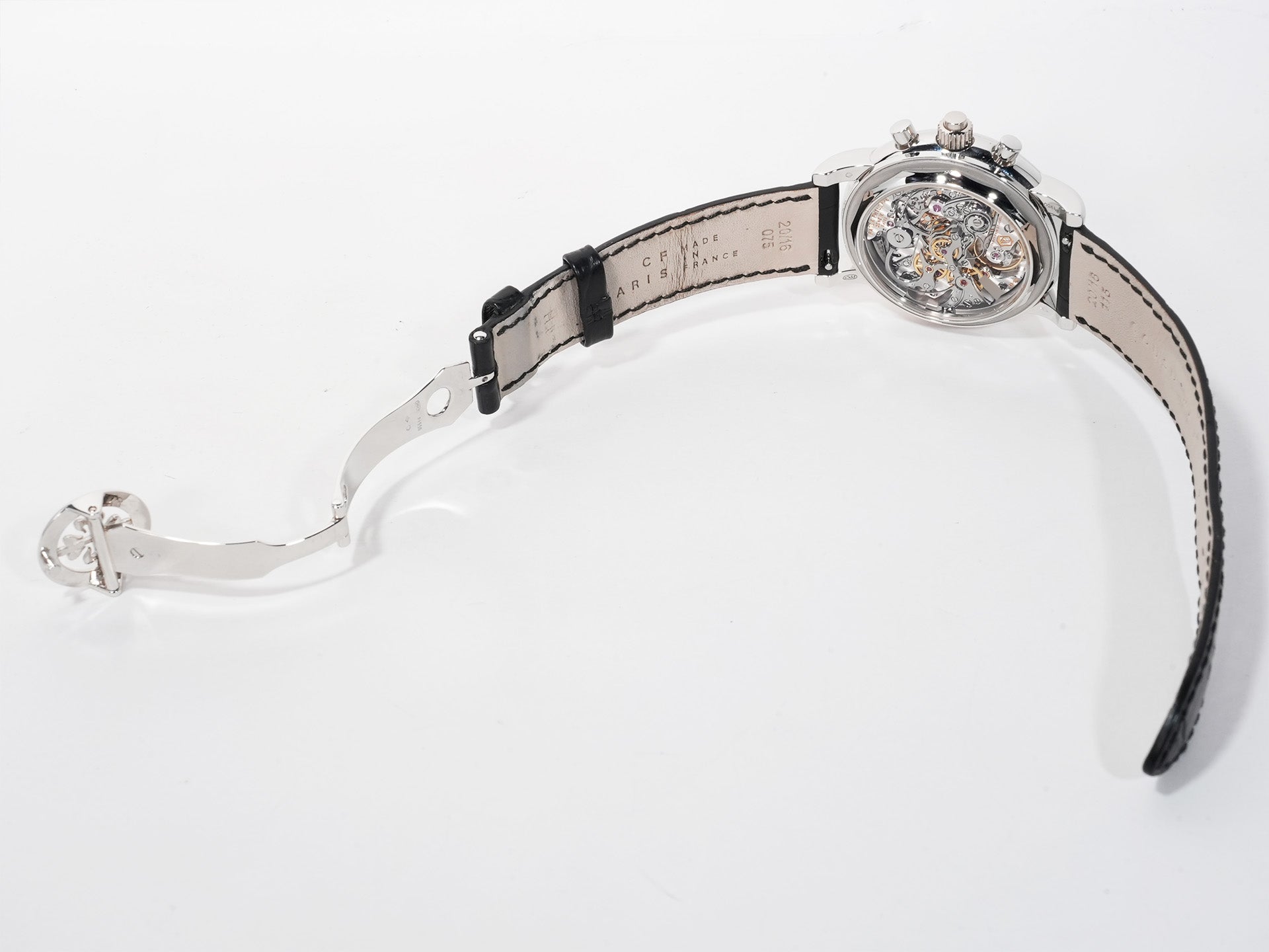 パテックフィリップ パーペチュアルカレンダー スプリットセコンド クロノグラフ Ref.5204P-011 プラチナ ブラック文字盤 中古 jhfmekjm