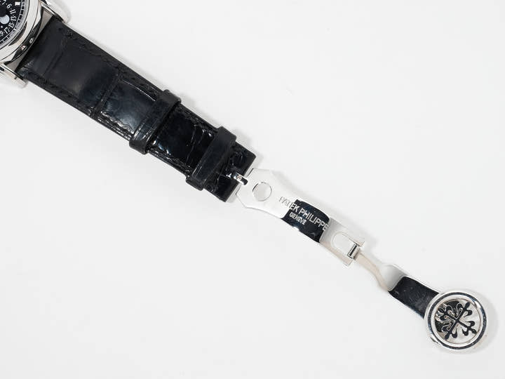 パテックフィリップ パーペチュアルカレンダー スプリットセコンド クロノグラフ Ref.5204P-011 プラチナ ブラック文字盤 中古 jhfmekjm