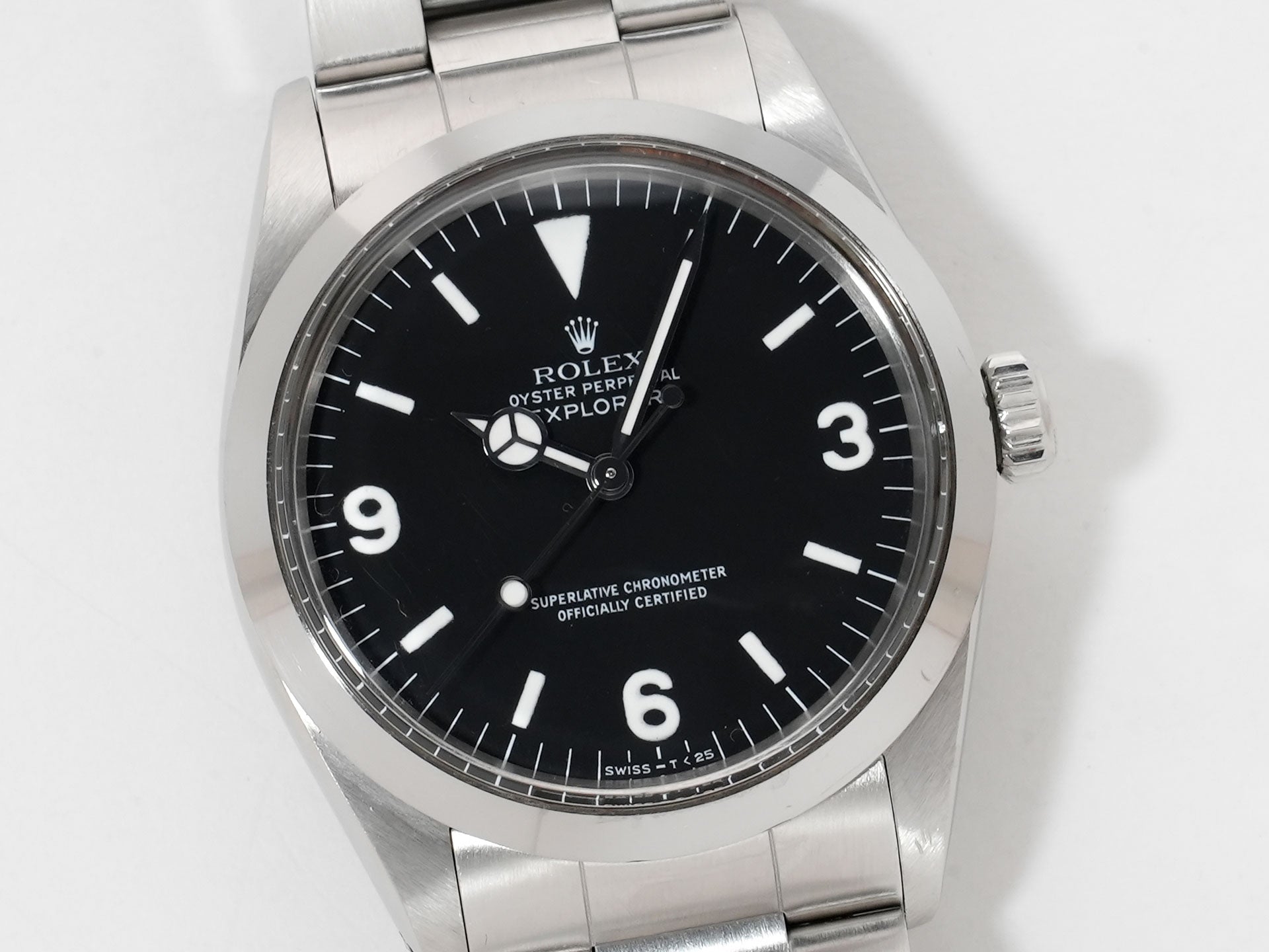 ロレックス エクスプローラーI Ref.1016 ステンレススチール ブラック文字盤 中古 iposck5u