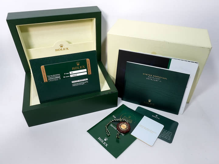 ロレックス デイトジャスト36 Ref.116233 ステンレススチール/イエローゴールド グリーンウェーブ文字盤 ジュビリーブレスレット 美中古 hopmk2kv