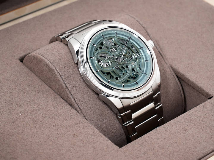 パルミジャーニフルリエ トンダ PF スケルトン スレートグリーン Ref.PFC912-1020002-100182 ステンレススチール/プラチナ スケルトン文字盤 未使用 8bx2mar2