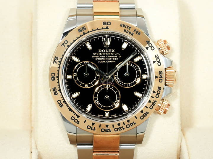 ロレックス デイトナ Ref.116503 ステンレススチール/イエローゴールド ブラック文字盤 中古 cmtgae4c