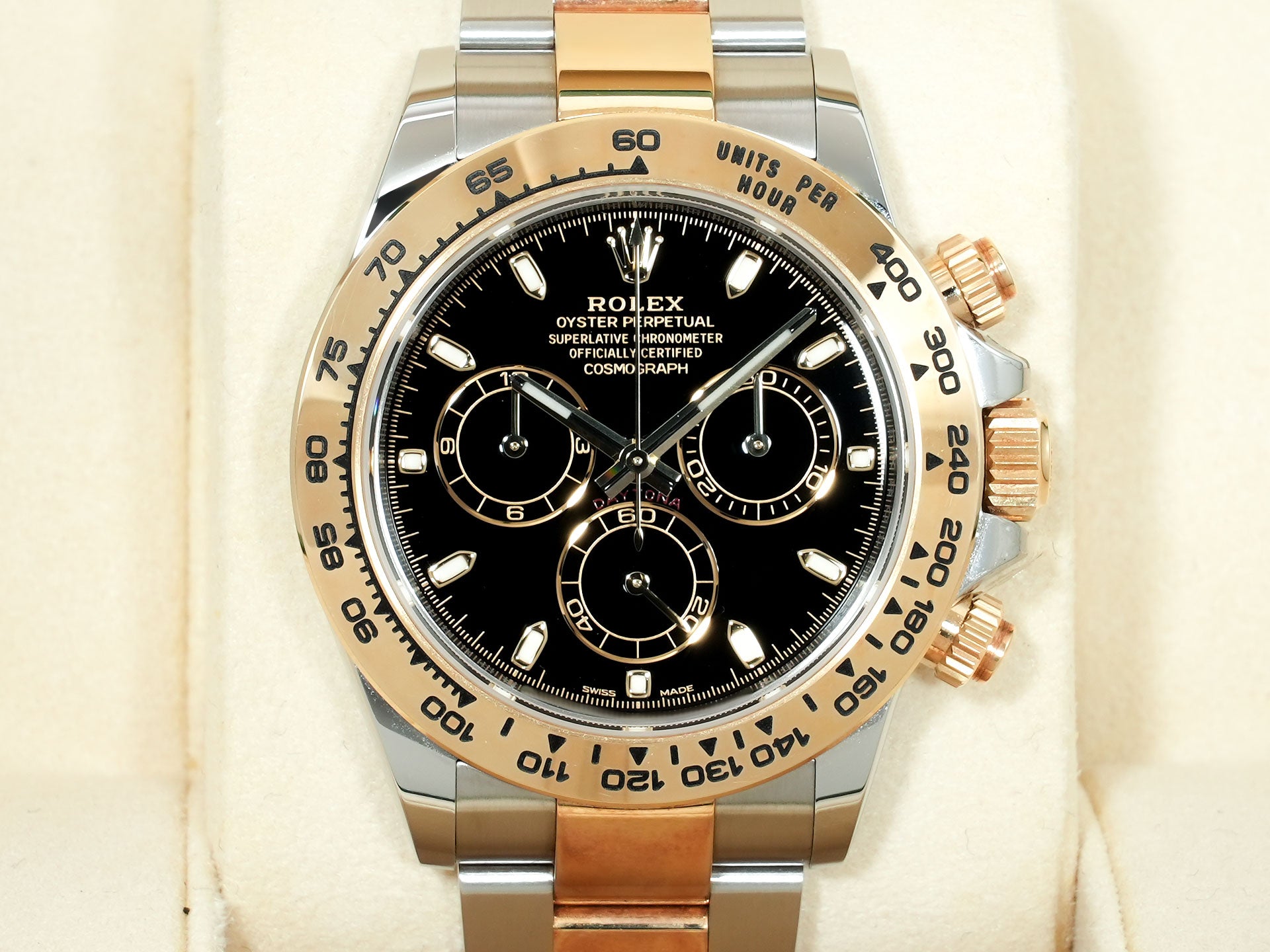 ロレックス デイトナ Ref.116503 ステンレススチール/イエローゴールド ブラック文字盤 中古 cmtgae4c