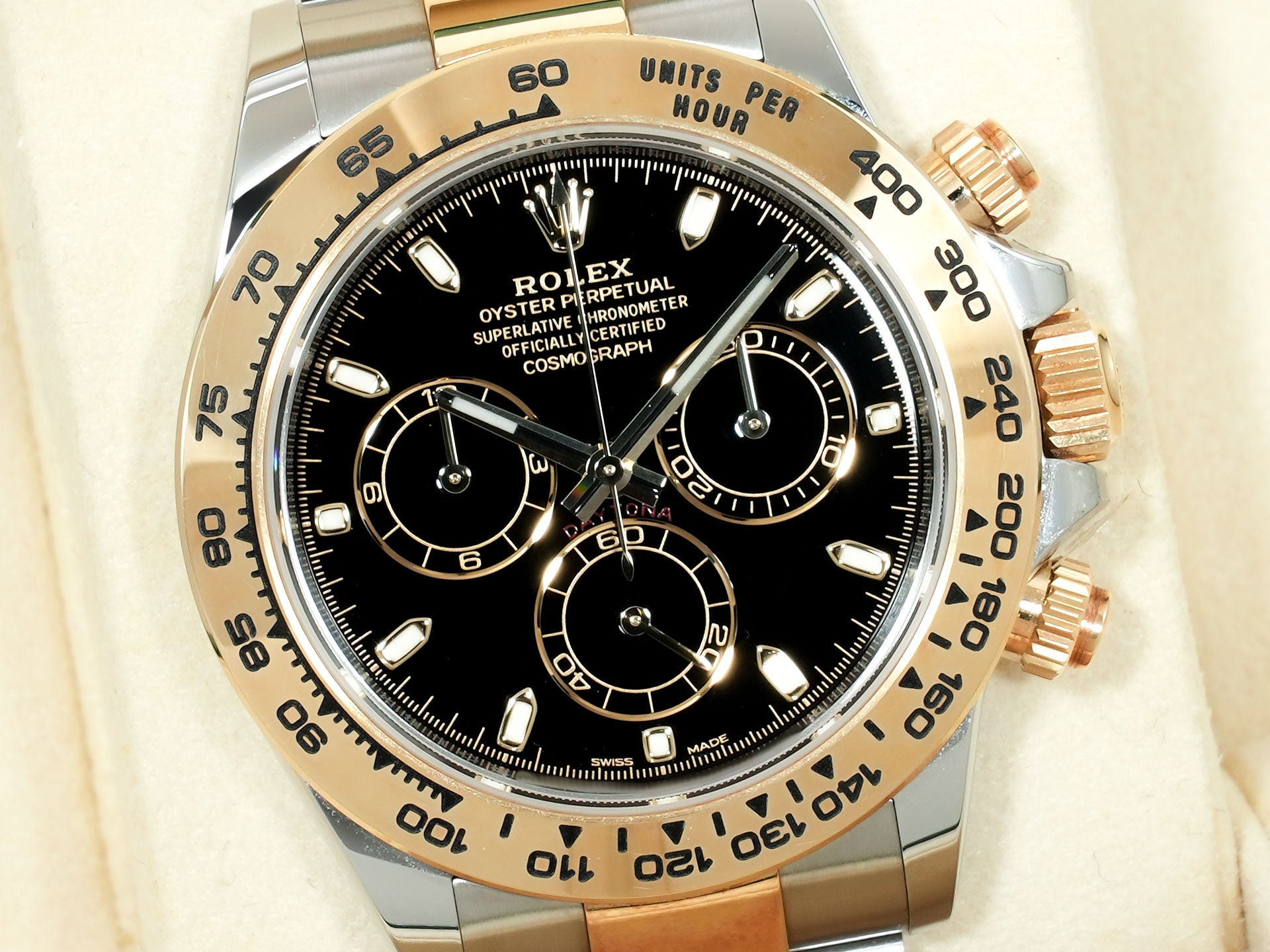 ロレックス デイトナ Ref.116503 ステンレススチール/イエローゴールド ブラック文字盤 中古 cmtgae4c