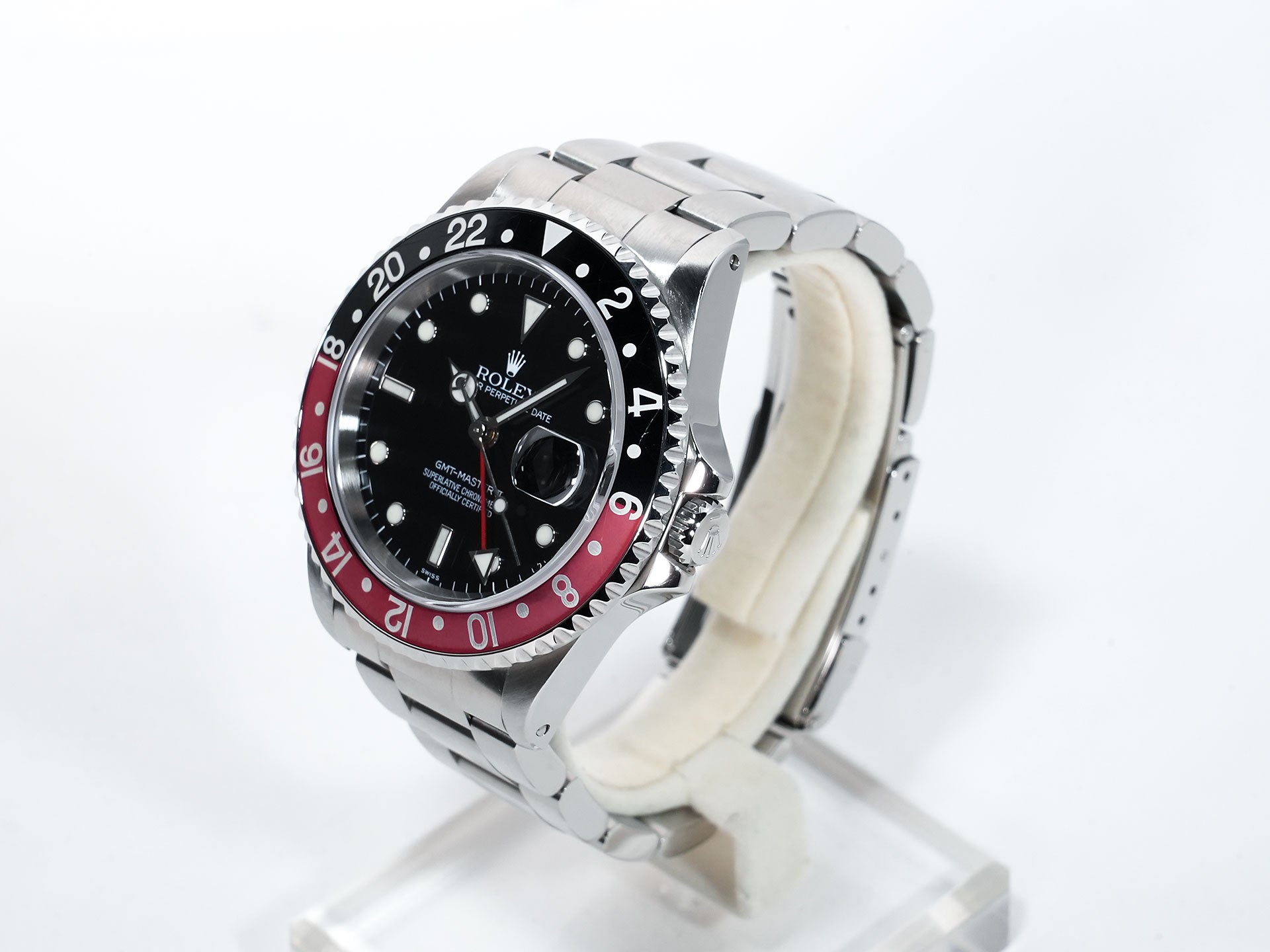 Rolex GMT-Master II Ref. 16710 Stainless Steel Black Dial Oyster Bracelet Excellent Used fnfkit7d