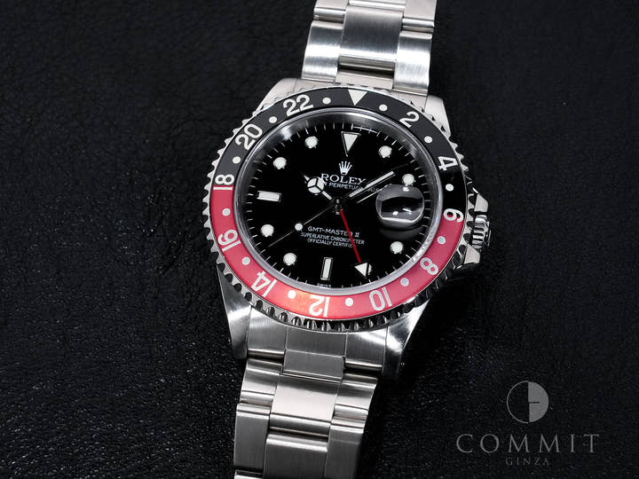 Rolex GMT-Master II Ref. 16710 Stainless Steel Black Dial Oyster Bracelet Excellent Used fnfkit7d
