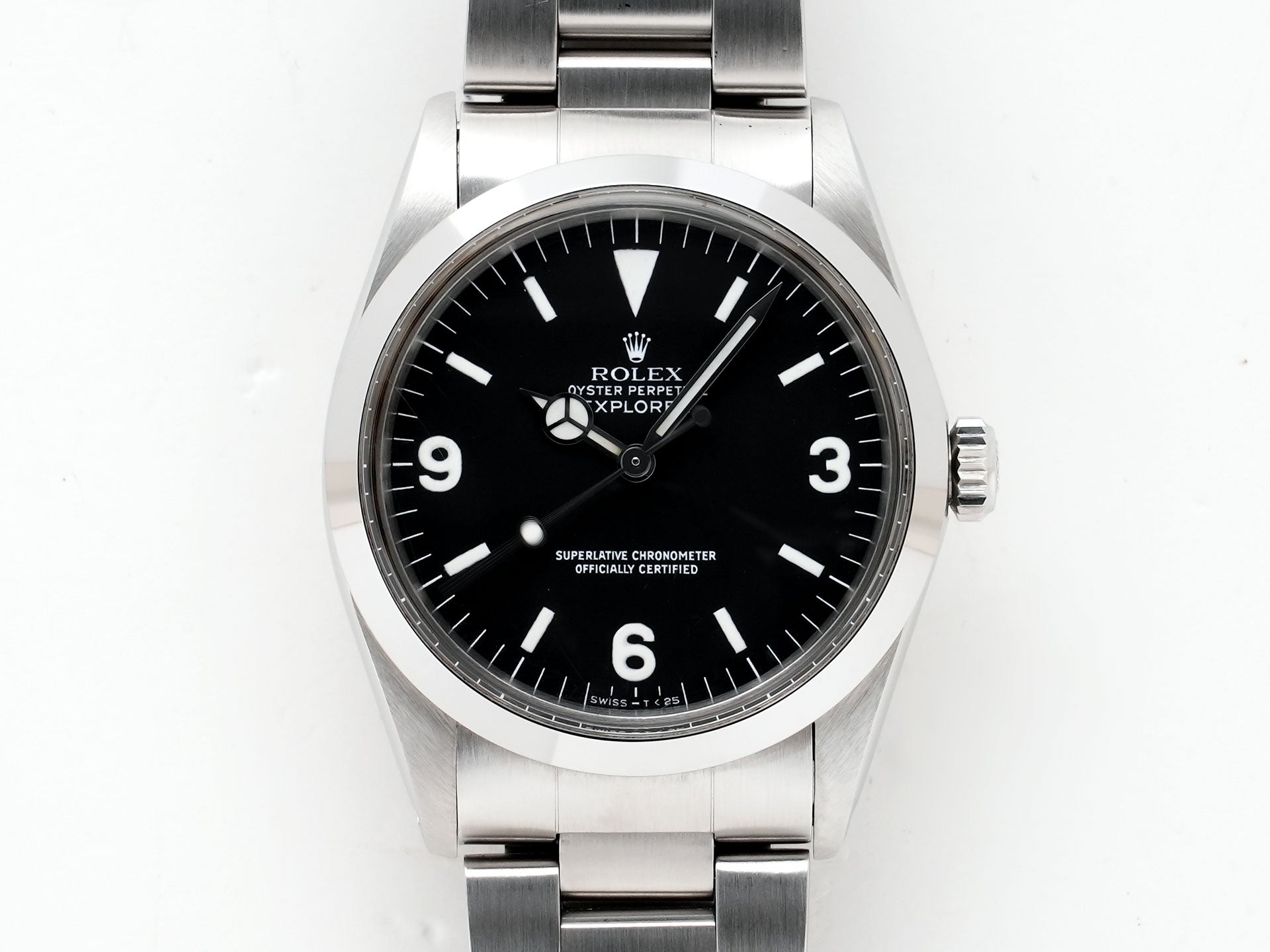 ロレックス エクスプローラーI Ref.1016 ステンレススチール ブラック文字盤 中古 rznxv8o4