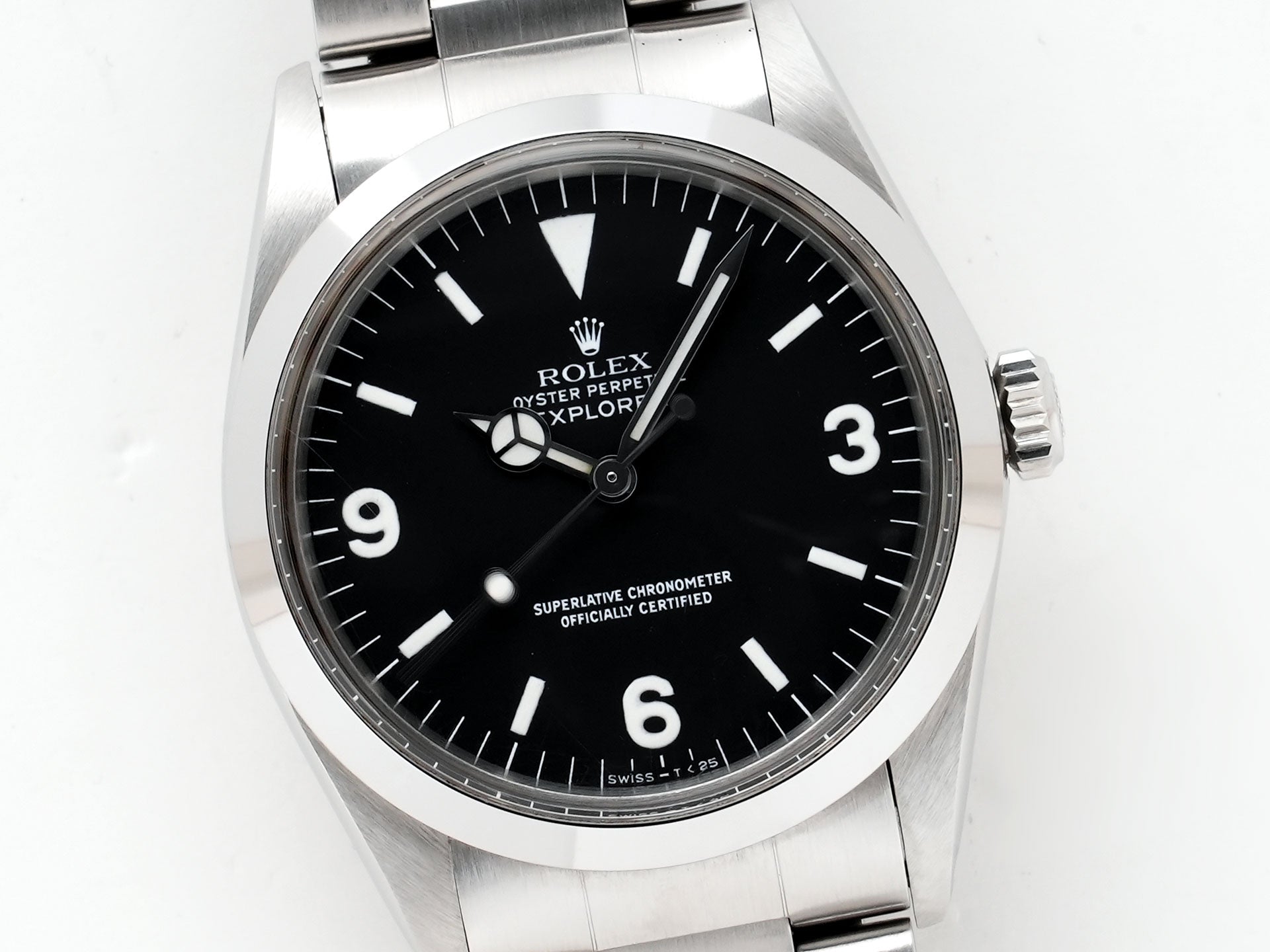 ロレックス エクスプローラーI Ref.1016 ステンレススチール ブラック文字盤 中古 rznxv8o4
