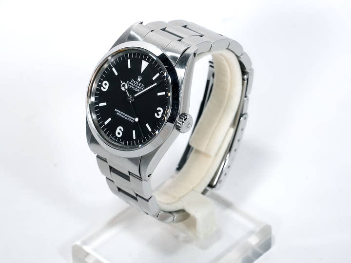 ロレックス エクスプローラーI Ref.1016 ステンレススチール ブラック文字盤 中古 rznxv8o4