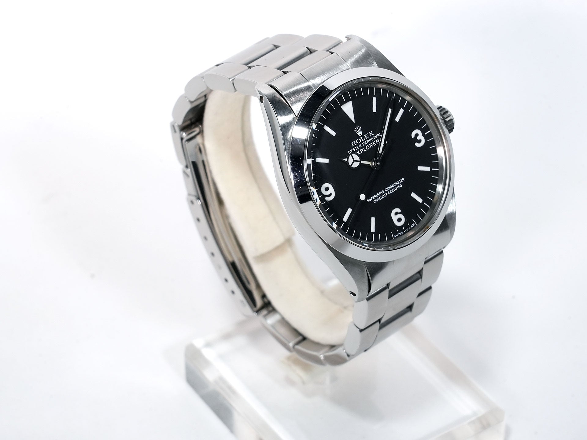 ロレックス エクスプローラーI Ref.1016 ステンレススチール ブラック文字盤 中古 rznxv8o4