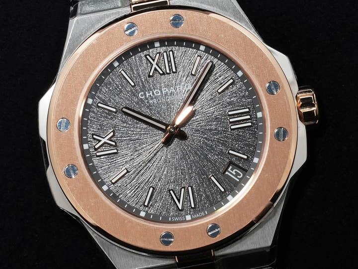 Chopard Alpine Eagle 41 Ref. 298600-6001 Stainless Steel x Rose Gold Gray Dial Unused gw5pndgz