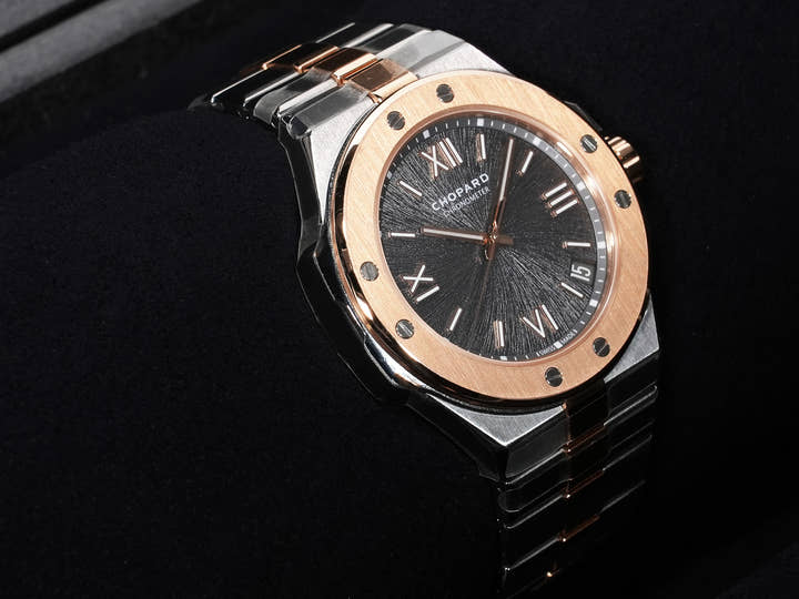 Chopard Alpine Eagle 41 Ref. 298600-6001 Stainless Steel x Rose Gold Gray Dial Unused gw5pndgz