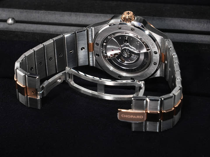 Chopard Alpine Eagle 41 Ref. 298600-6001 Stainless Steel x Rose Gold Gray Dial Unused gw5pndgz