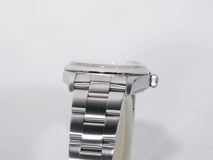 ロレックス オイスターパーペチュアルデイト Ref.15200 ステンレススチール ピンクアラビア文字盤 中古 ien59jd4