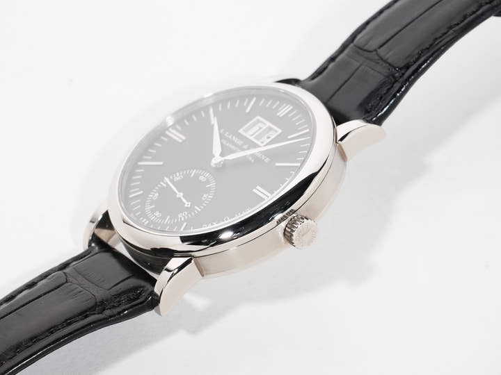 A.ランゲ＆ゾーネ ランゲマティック デイト Ref.308.027 ホワイトゴールド ブラック文字盤 中古 zbwn8s7n