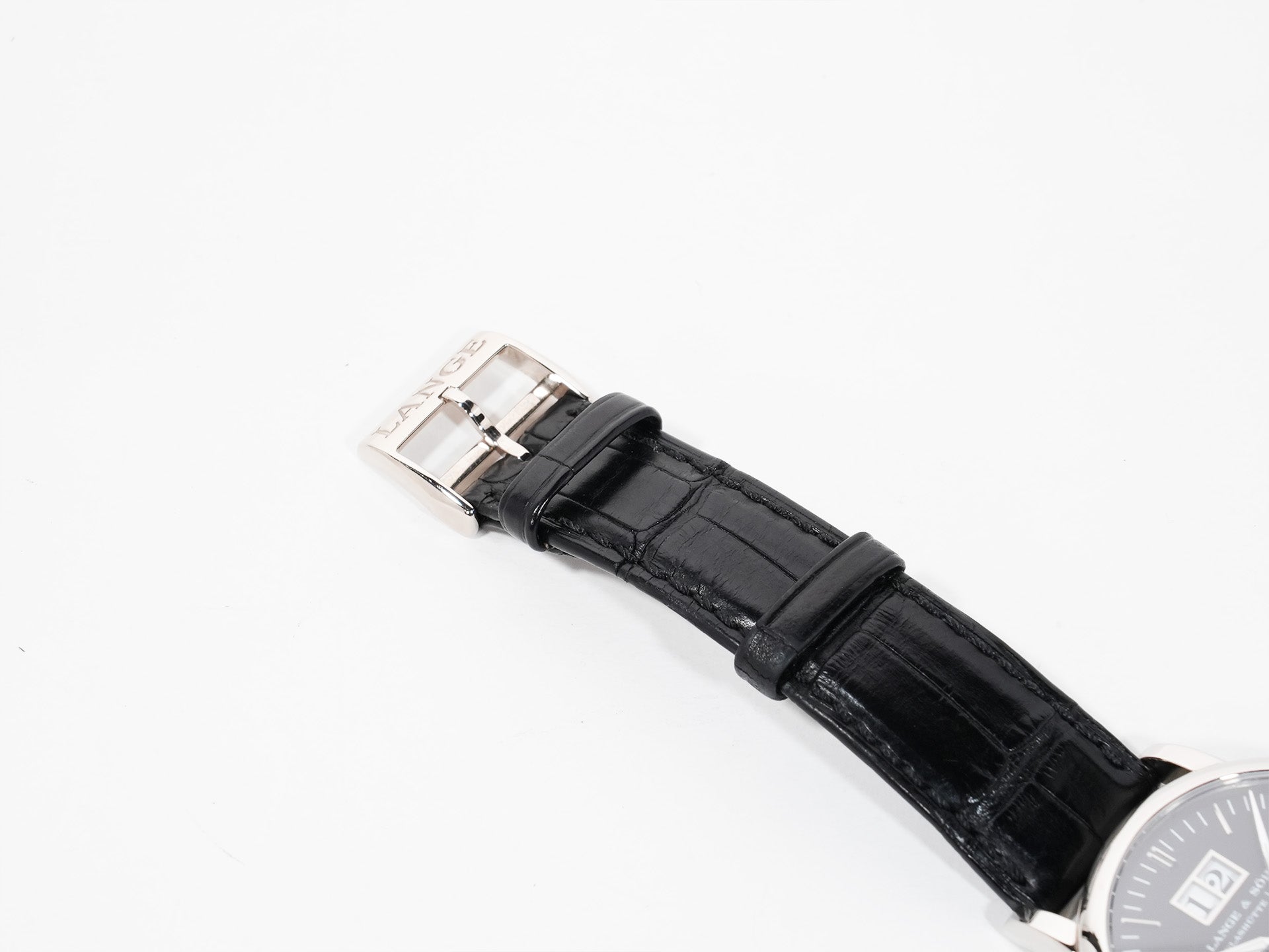 A.ランゲ＆ゾーネ ランゲマティック デイト Ref.308.027 ホワイトゴールド ブラック文字盤 中古 zbwn8s7n