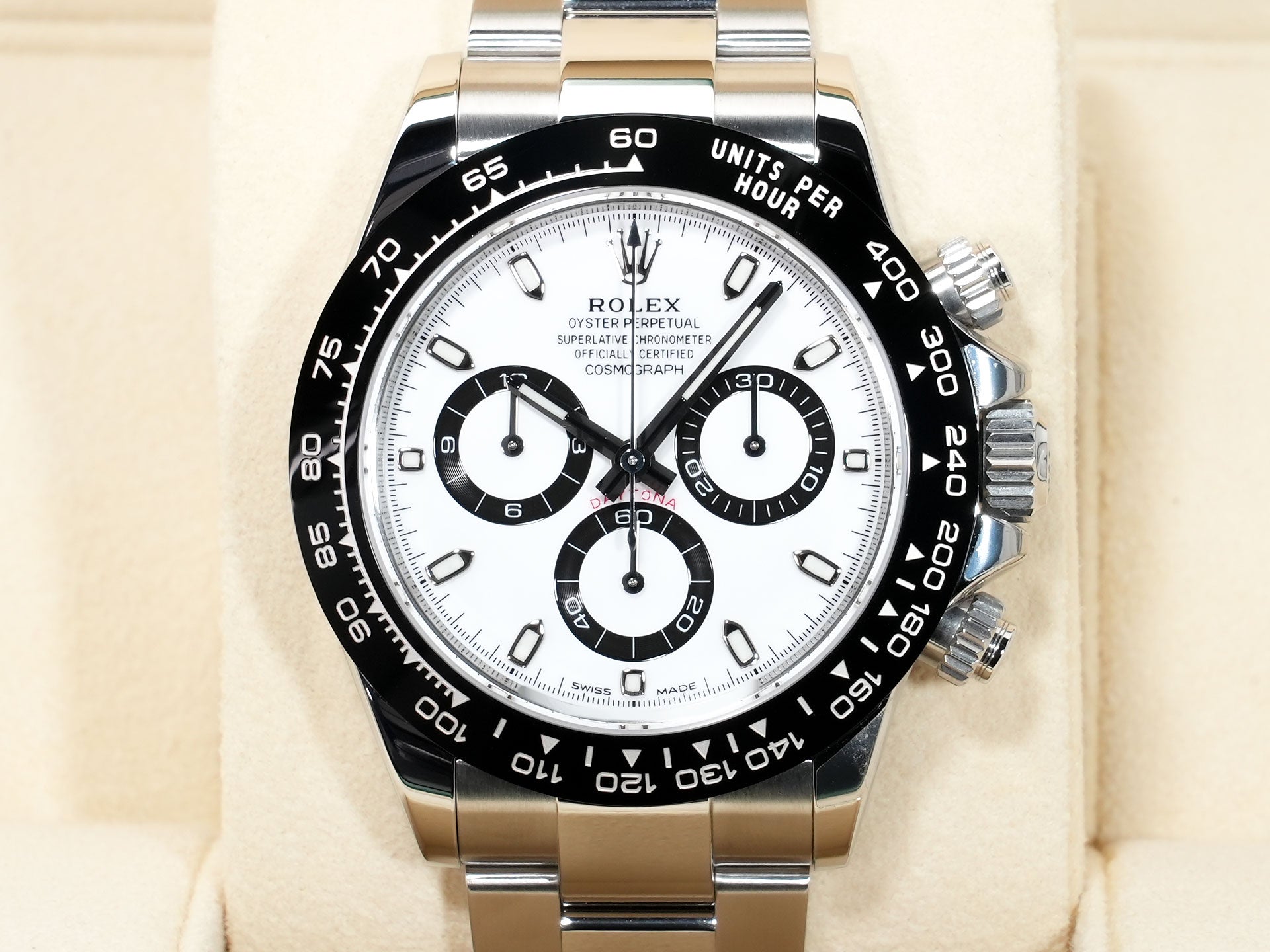 ロレックス デイトナ Ref.116500LN ステンレススチール ホワイト文字盤 極美品 2knpy5e8