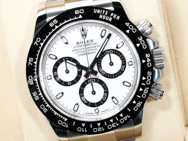 ロレックス デイトナ Ref.116500LN ステンレススチール ホワイト文字盤 極美品 2knpy5e8