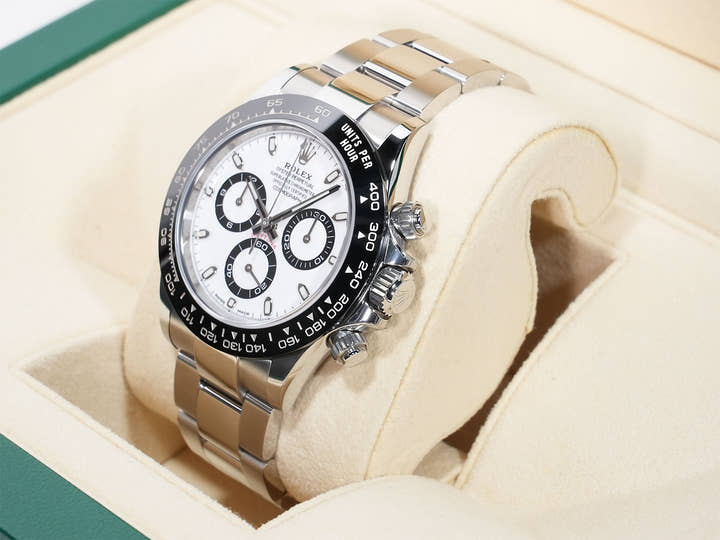 ロレックス デイトナ Ref.116500LN ステンレススチール ホワイト文字盤 極美品 2knpy5e8