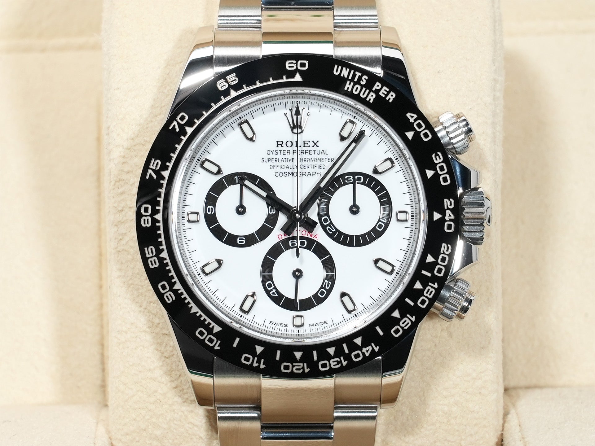 ロレックス デイトナ Ref.116500LN ステンレススチール ホワイト文字盤 美品 w2vi5zaz