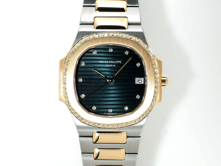 パテックフィリップ ノーチラス クォーツ Ref.3900/2JA ステンレススチール ブルー文字盤 美品 dfkm5a5z
