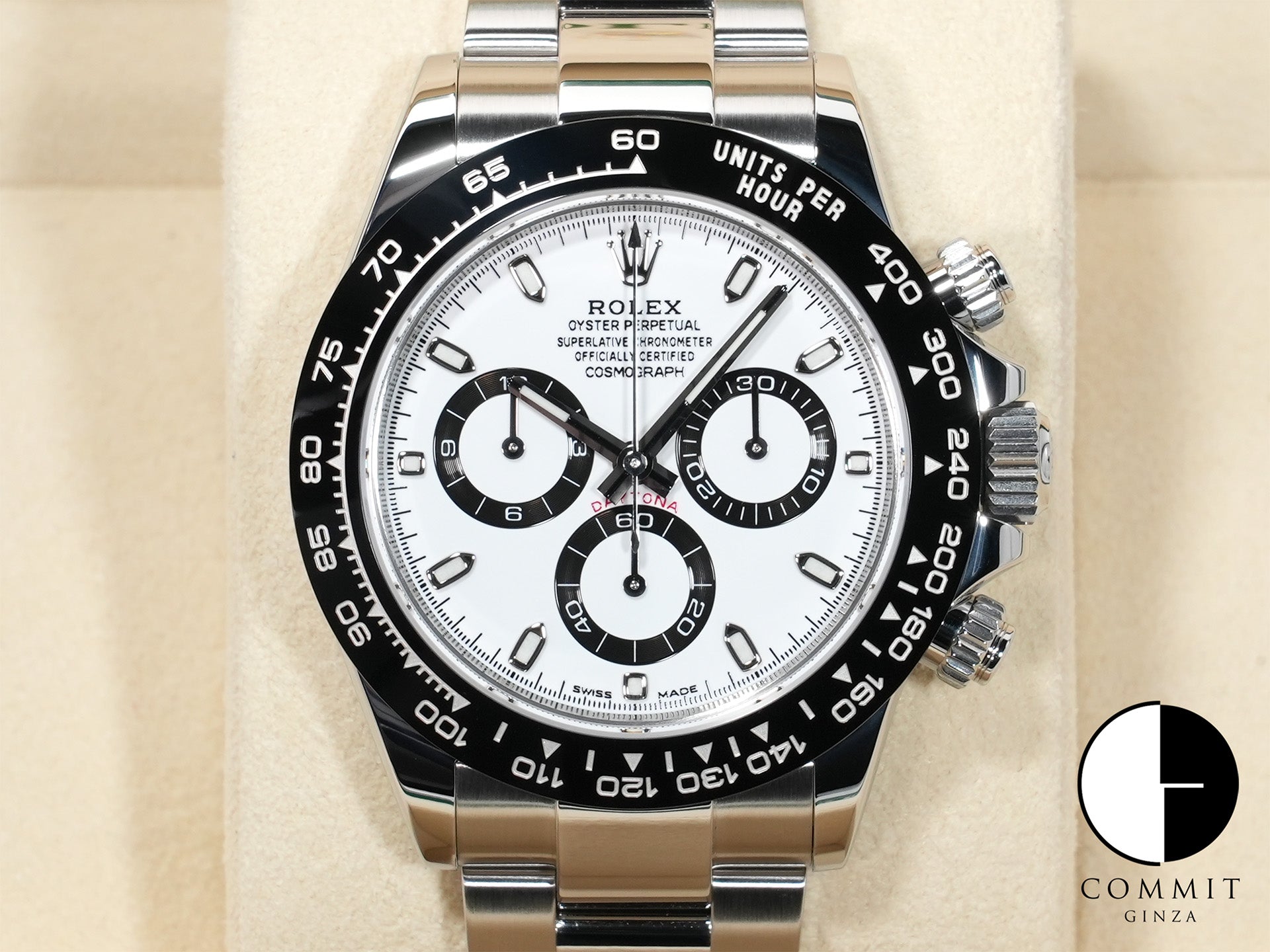 ロレックス デイトナ Ref.116500LN ステンレススチール ホワイト文字盤 美中古 qduebjsg