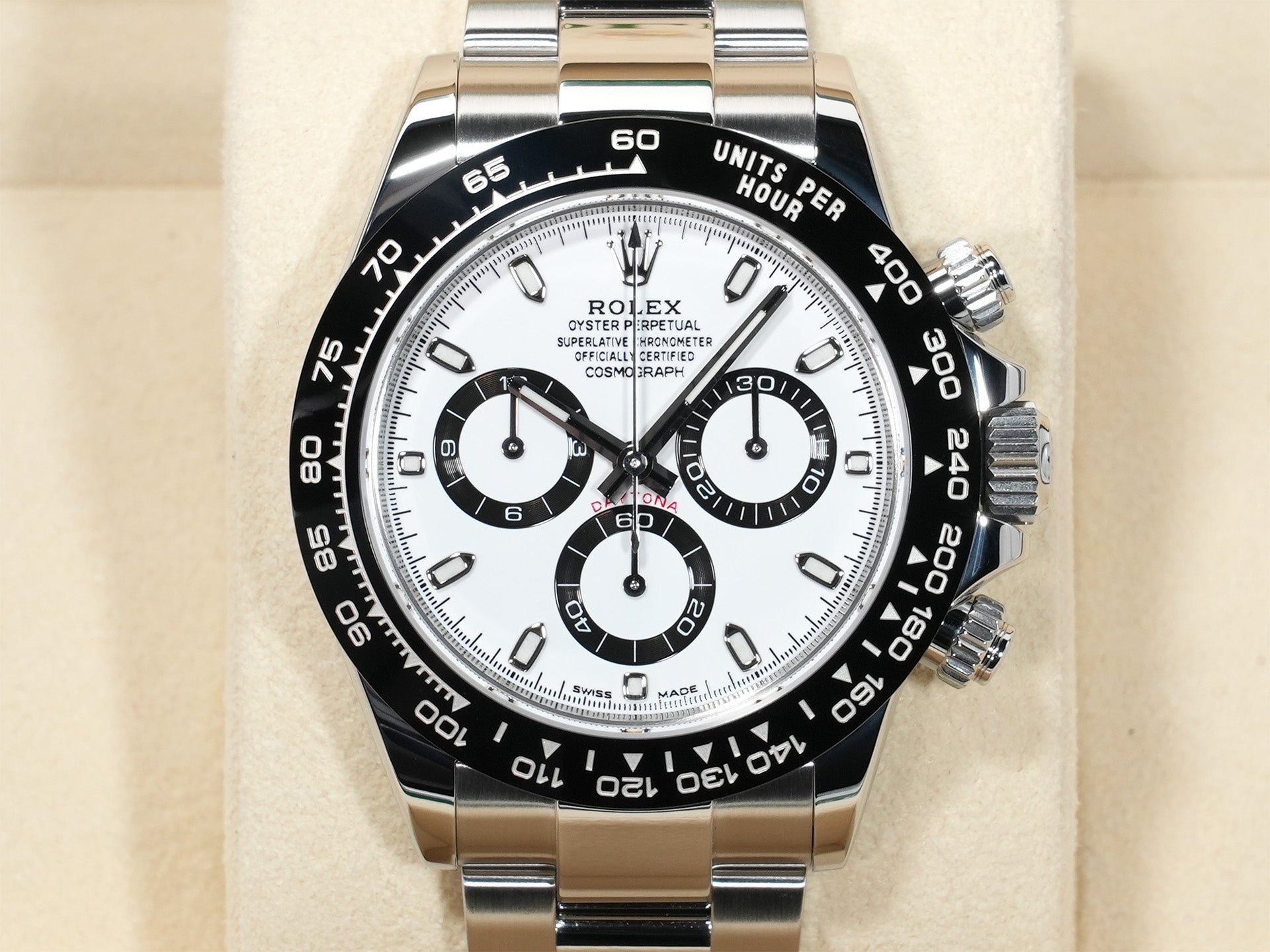 ロレックス デイトナ Ref.116500LN ステンレススチール ホワイト文字盤 美中古 qduebjsg