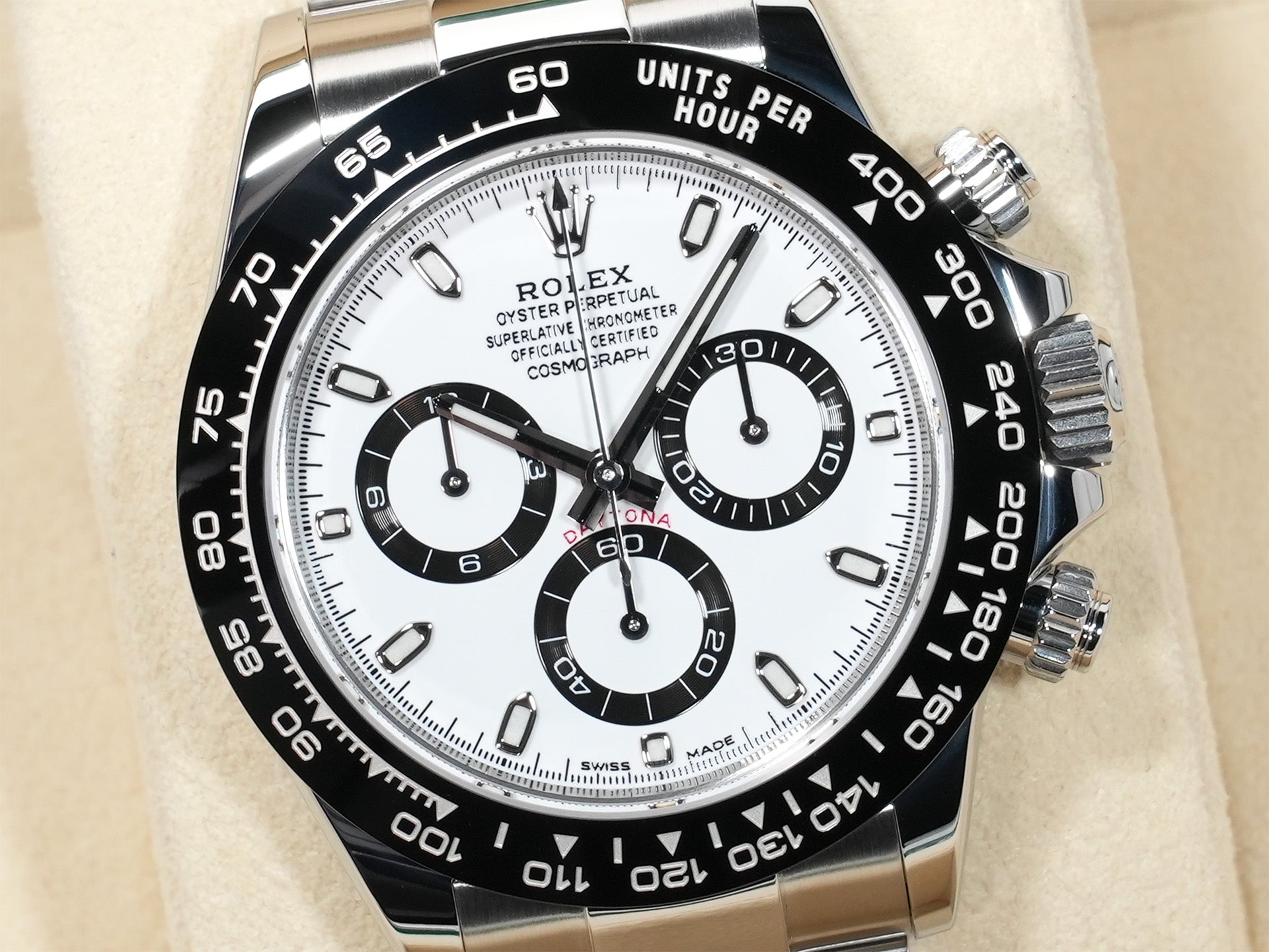 ロレックス デイトナ Ref.116500LN ステンレススチール ホワイト文字盤 美中古 qduebjsg
