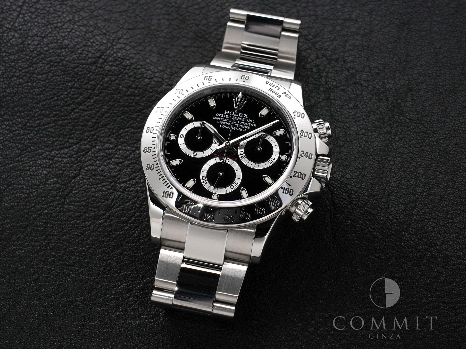 Rolex Daytona Ref. 116520 Stainless Steel Black Dial Used mzh7h88u