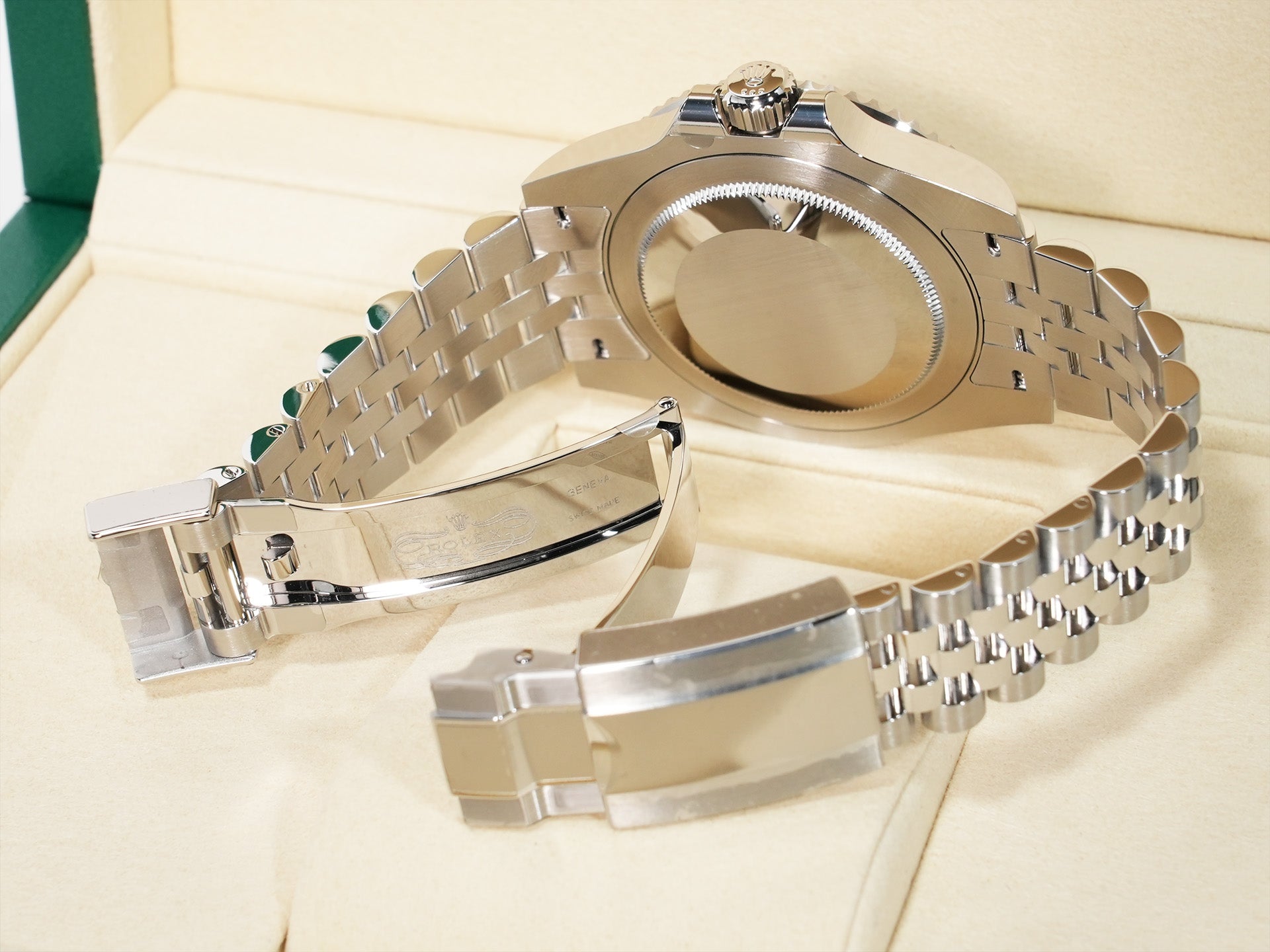 Rolex GMT-Master II Ref.126710GRNR Stainless Steel Black Dial Jubilee Bracelet Unused 2bsfp374