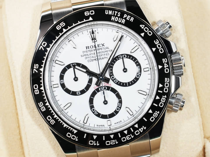 ロレックス デイトナ Ref.126500LN ステンレススチール ホワイト文字盤 美品 txydqjkg