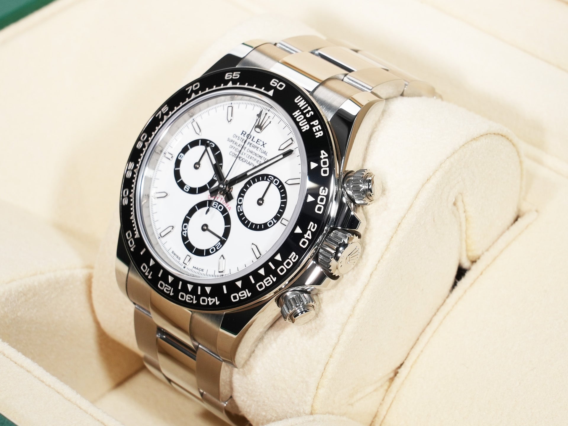ロレックス デイトナ Ref.126500LN ステンレススチール ホワイト文字盤 美品 txydqjkg