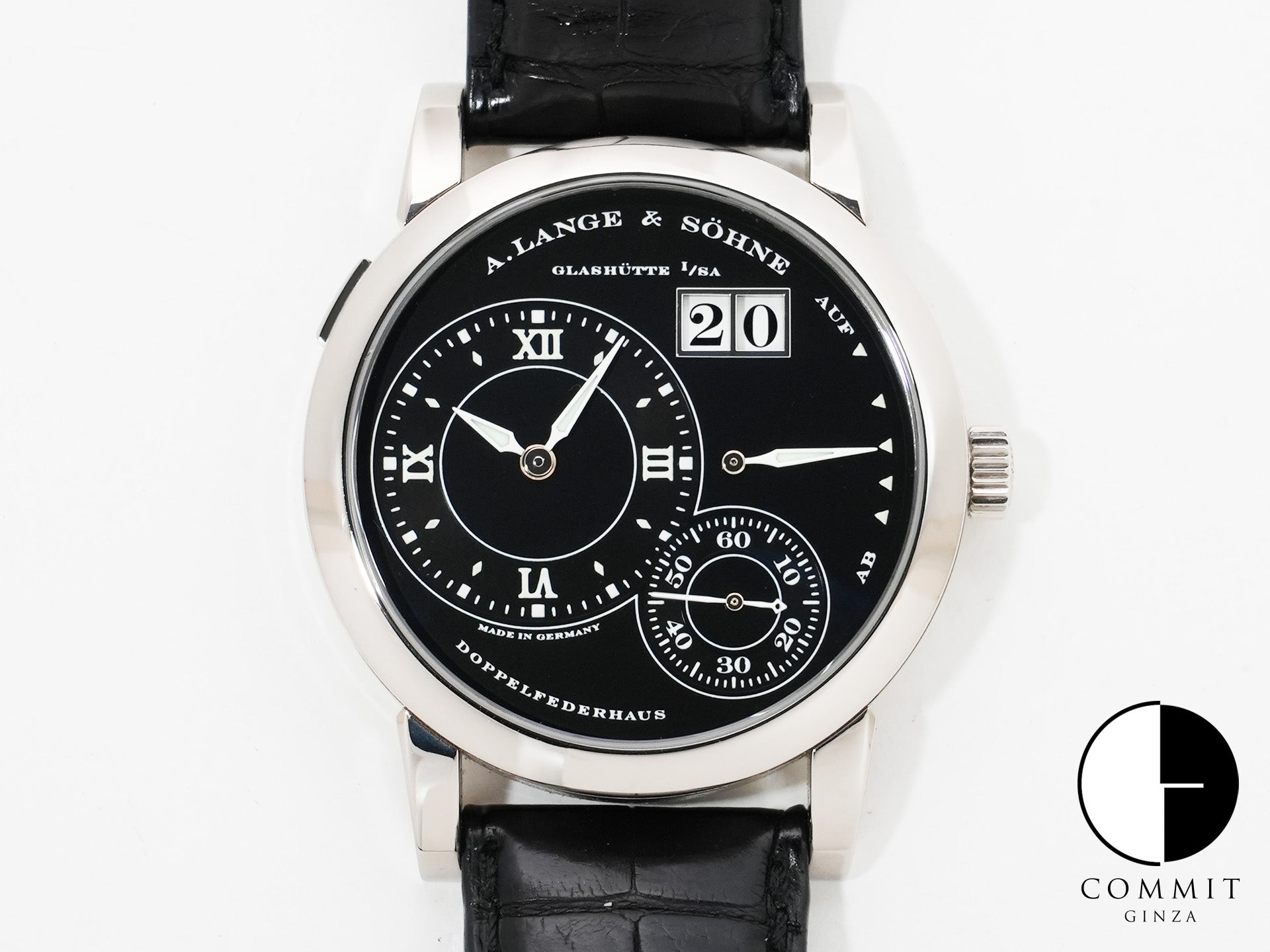 A.ランゲ＆ゾーネ ランゲ1 Ref.101.029 ホワイトゴールド ブラック文字盤 中古 gka7at4c