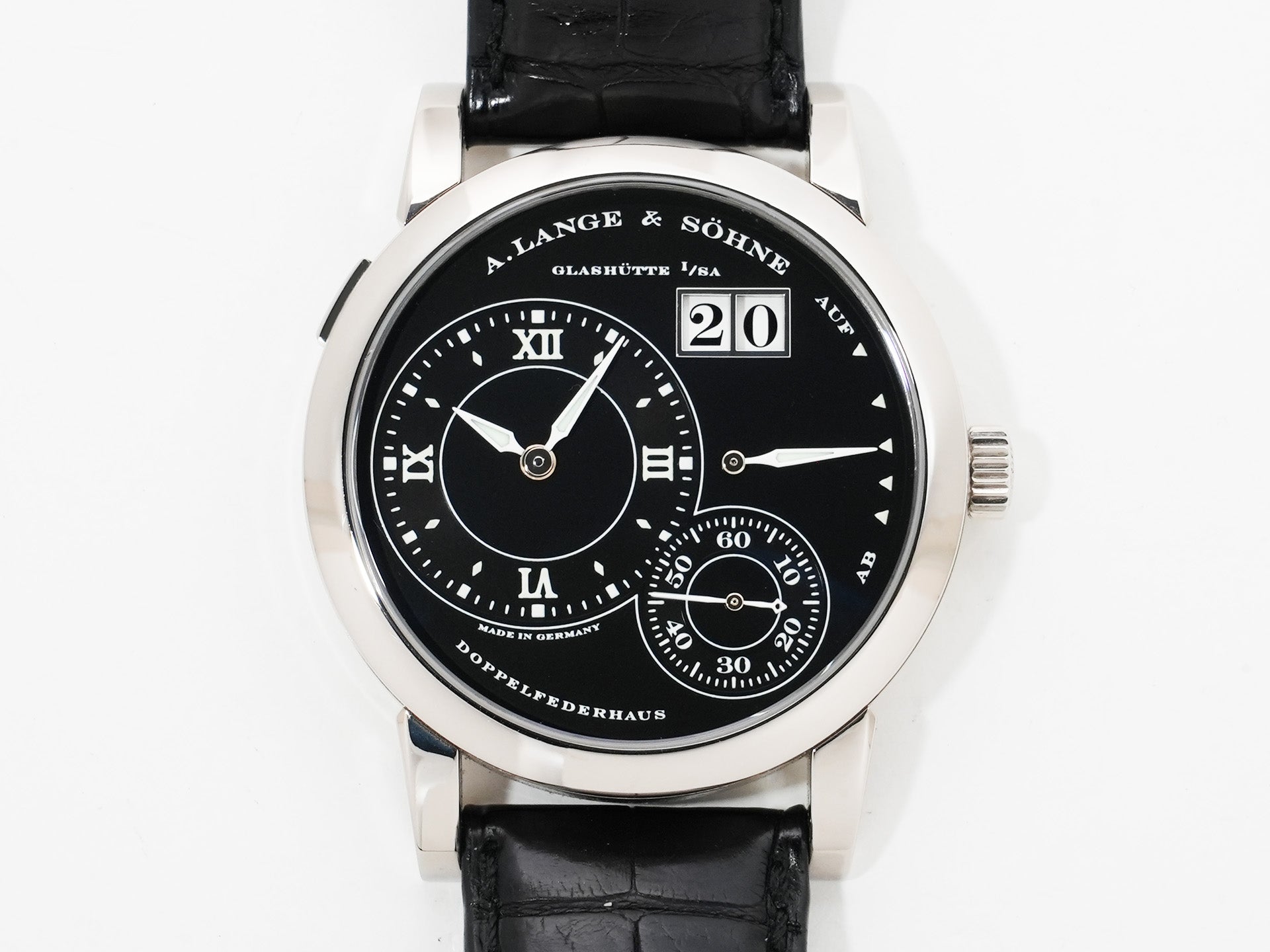 A.ランゲ＆ゾーネ ランゲ1 Ref.101.029 ホワイトゴールド ブラック文字盤 中古 gka7at4c