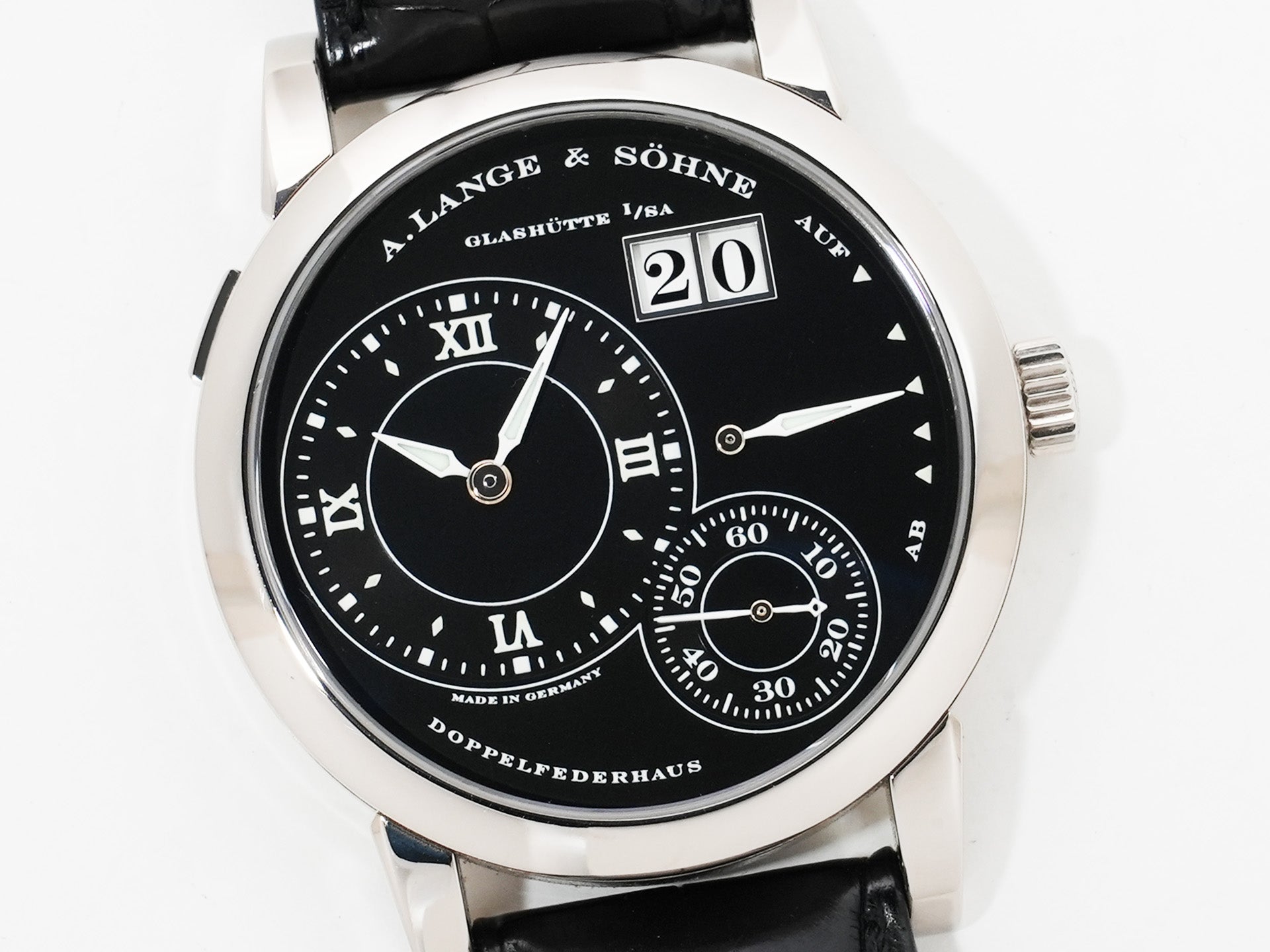 A.ランゲ＆ゾーネ ランゲ1 Ref.101.029 ホワイトゴールド ブラック文字盤 中古 gka7at4c