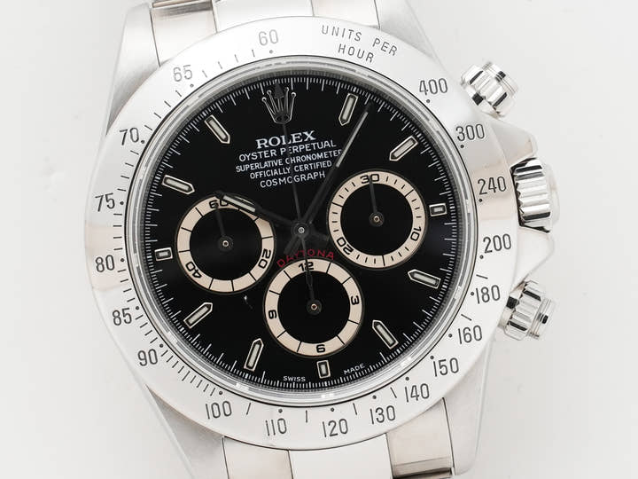 ロレックス デイトナ エルプリメロ Ref.16520 ステンレススチール ブラック文字盤 中古 m2b89vy3