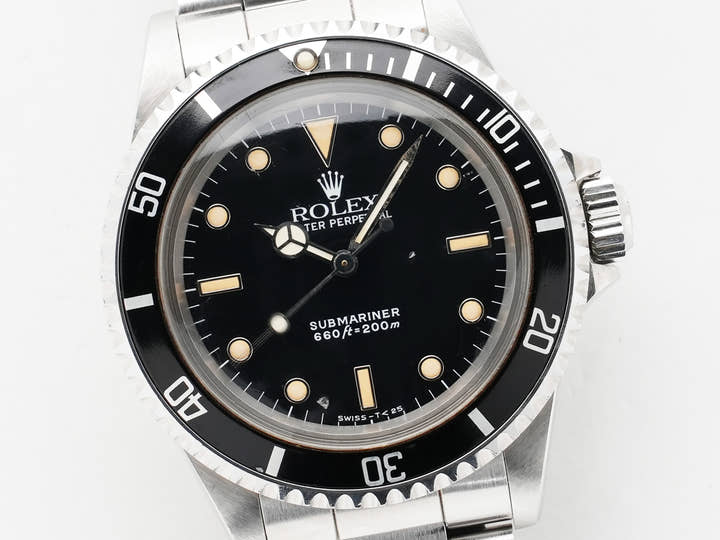 Rolex Submariner Ref. 5513 Stainless Steel Black Dial Used dep3f2qy