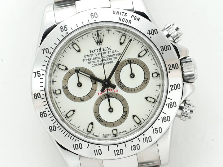 ロレックス デイトナ Ref.116520 ステンレススチール アイボリー文字盤 中古 oqi3usng