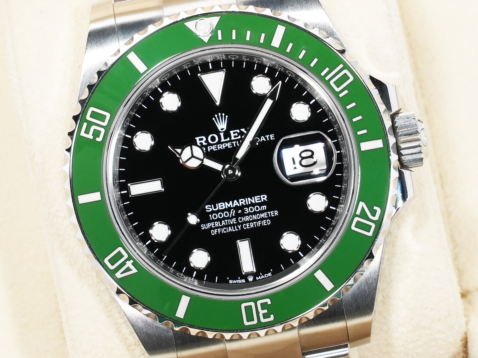 ロレックス サブマリーナー デイト Ref.126610LV ステンレススチール ブラック文字盤 中古 u4797xwo
