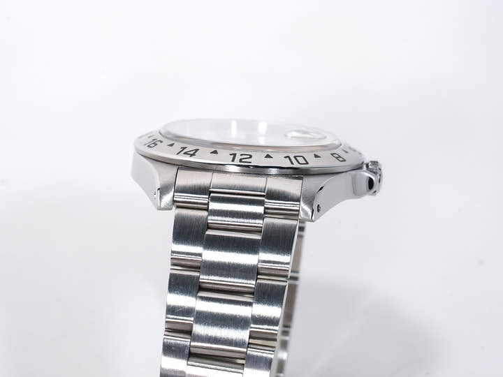 ロレックス エクスプローラーII Ref.16570 ステンレススチール ホワイト文字盤 オイスターブレスレット 中古 ai6wkgst