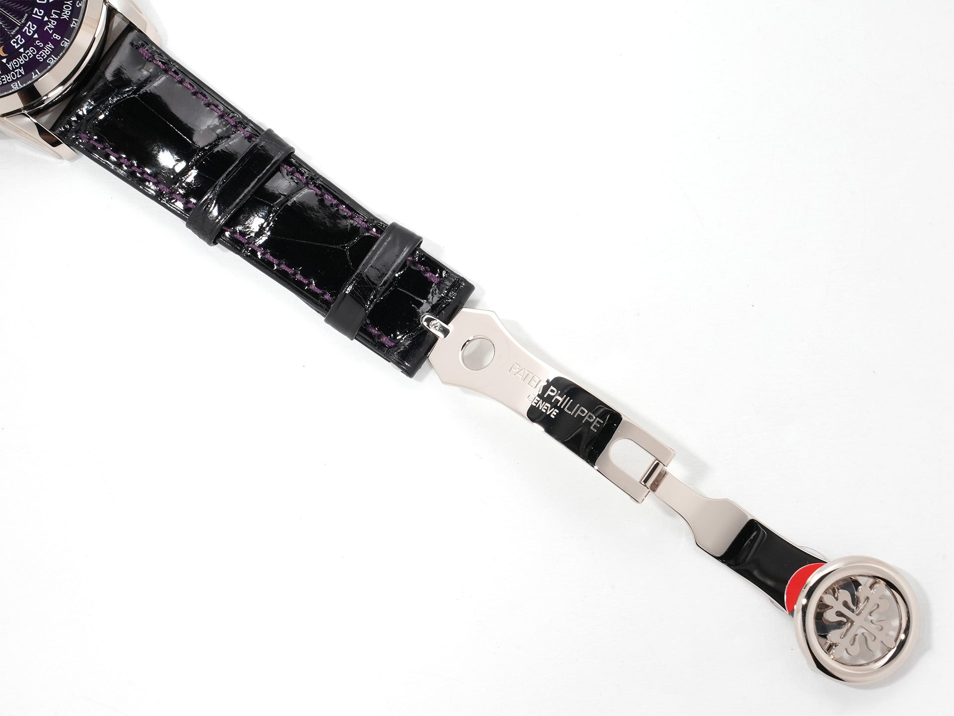 パテックフィリップ コンプリケーション ワールドタイム デイト Ref.5330G-010 ホワイトゴールド パープル文字盤 未使用 cwe9gsyp
