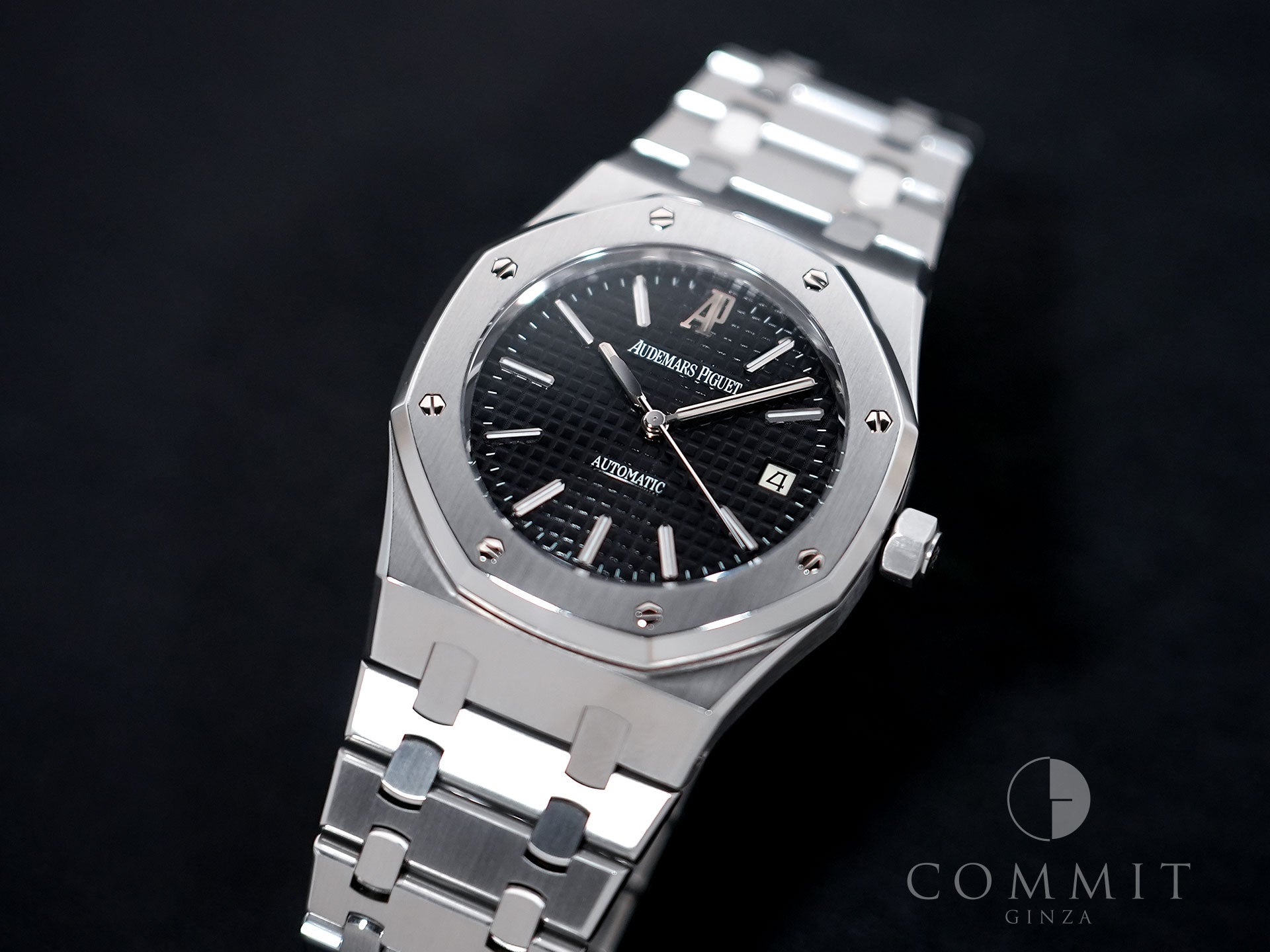 オーデマピゲ ロイヤルオーク Ref.15300ST.OO.1220ST.03 ステンレススチール ブラック文字盤 美品 cv9fbiiv