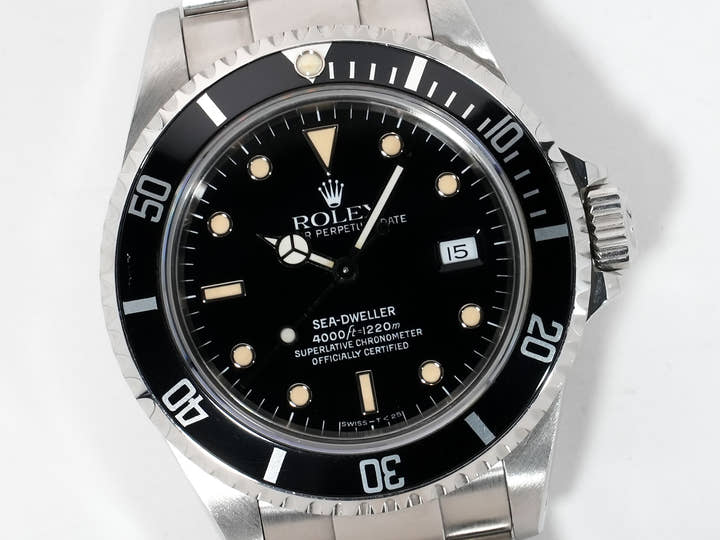 ロレックス シードゥエラー Ref.16600 ステンレススチール ブラック文字盤 中古 acph4r8y