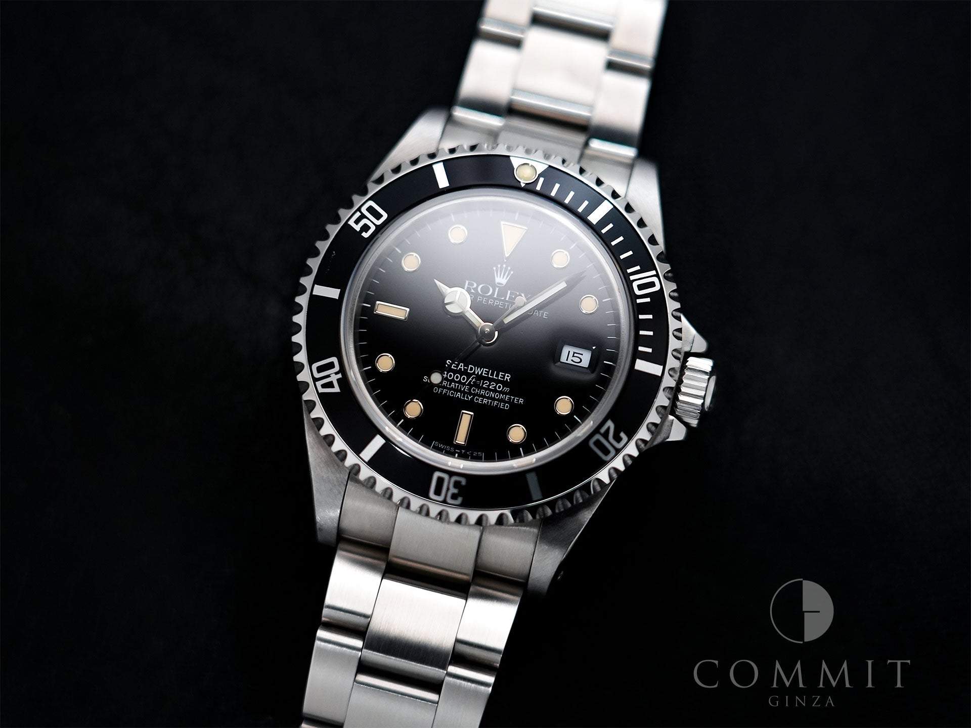 ロレックス シードゥエラー Ref.16600 ステンレススチール ブラック文字盤 中古 acph4r8y