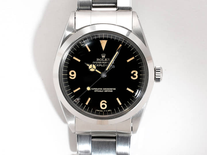 ロレックス エクスプローラーI Ref.1016 ステンレススチール ブラック文字盤 中古 b5amoutj