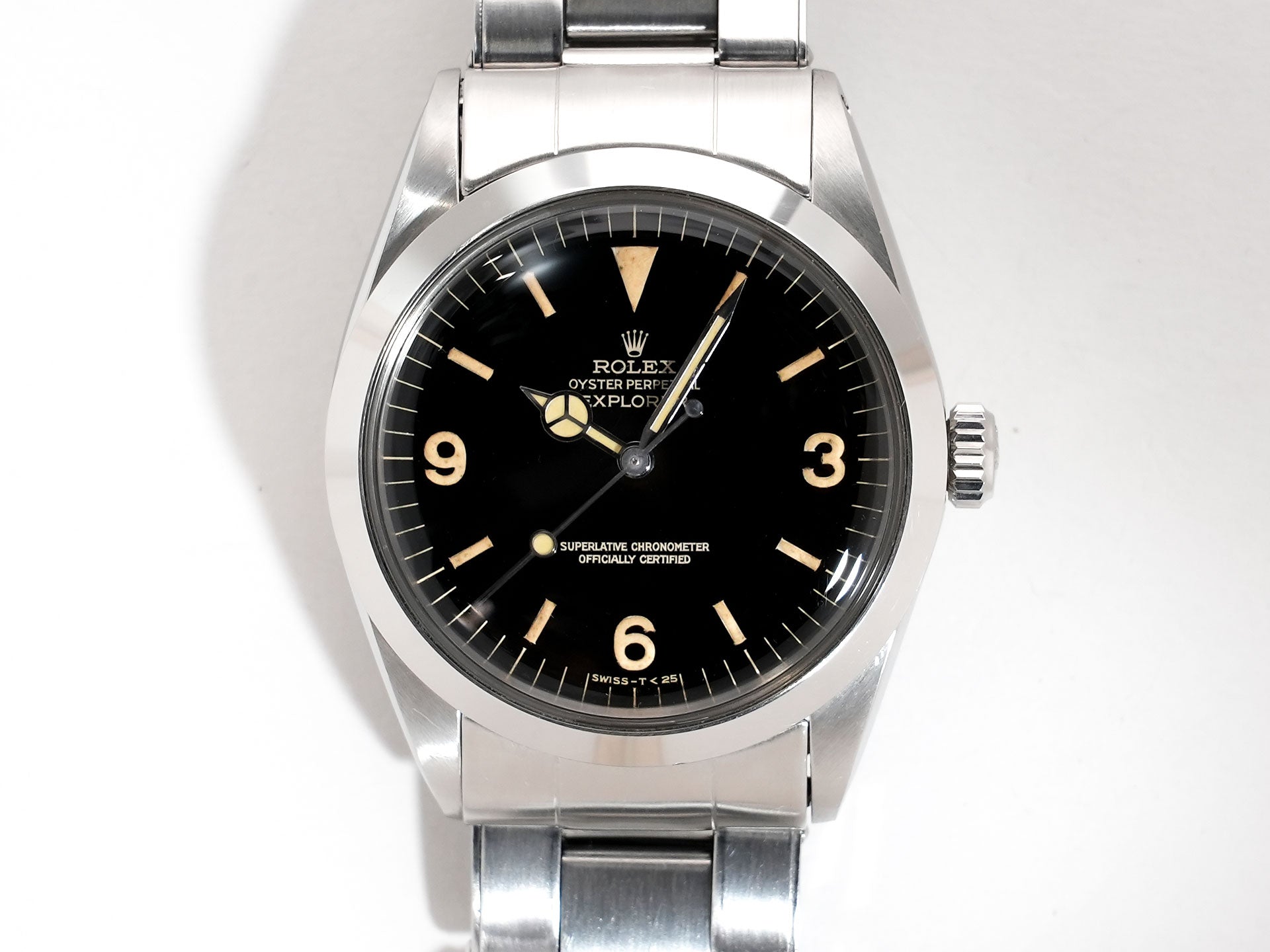 ロレックス エクスプローラーI Ref.1016 ステンレススチール ブラック文字盤 中古 b5amoutj