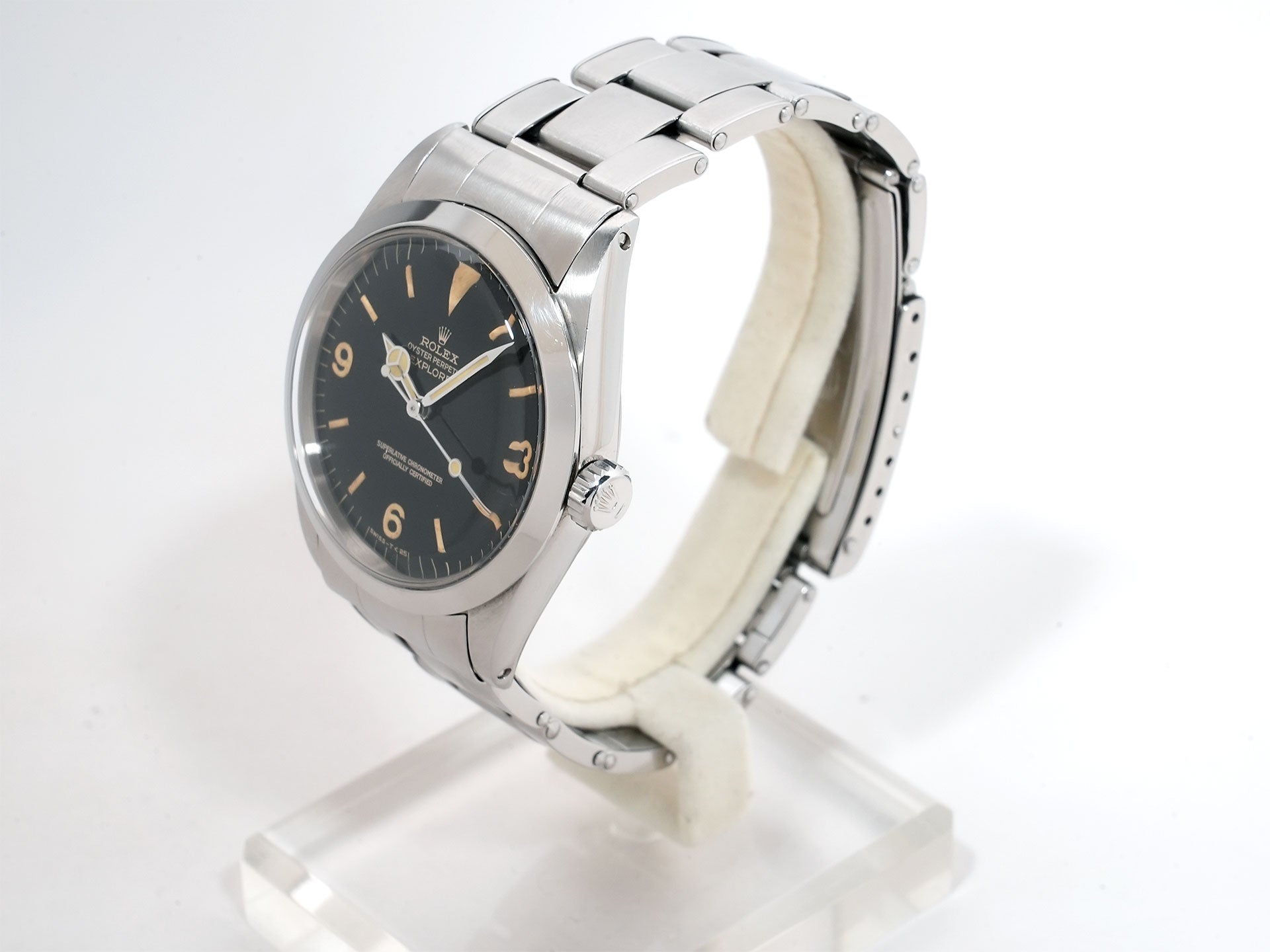 ロレックス エクスプローラーI Ref.1016 ステンレススチール ブラック文字盤 中古 b5amoutj