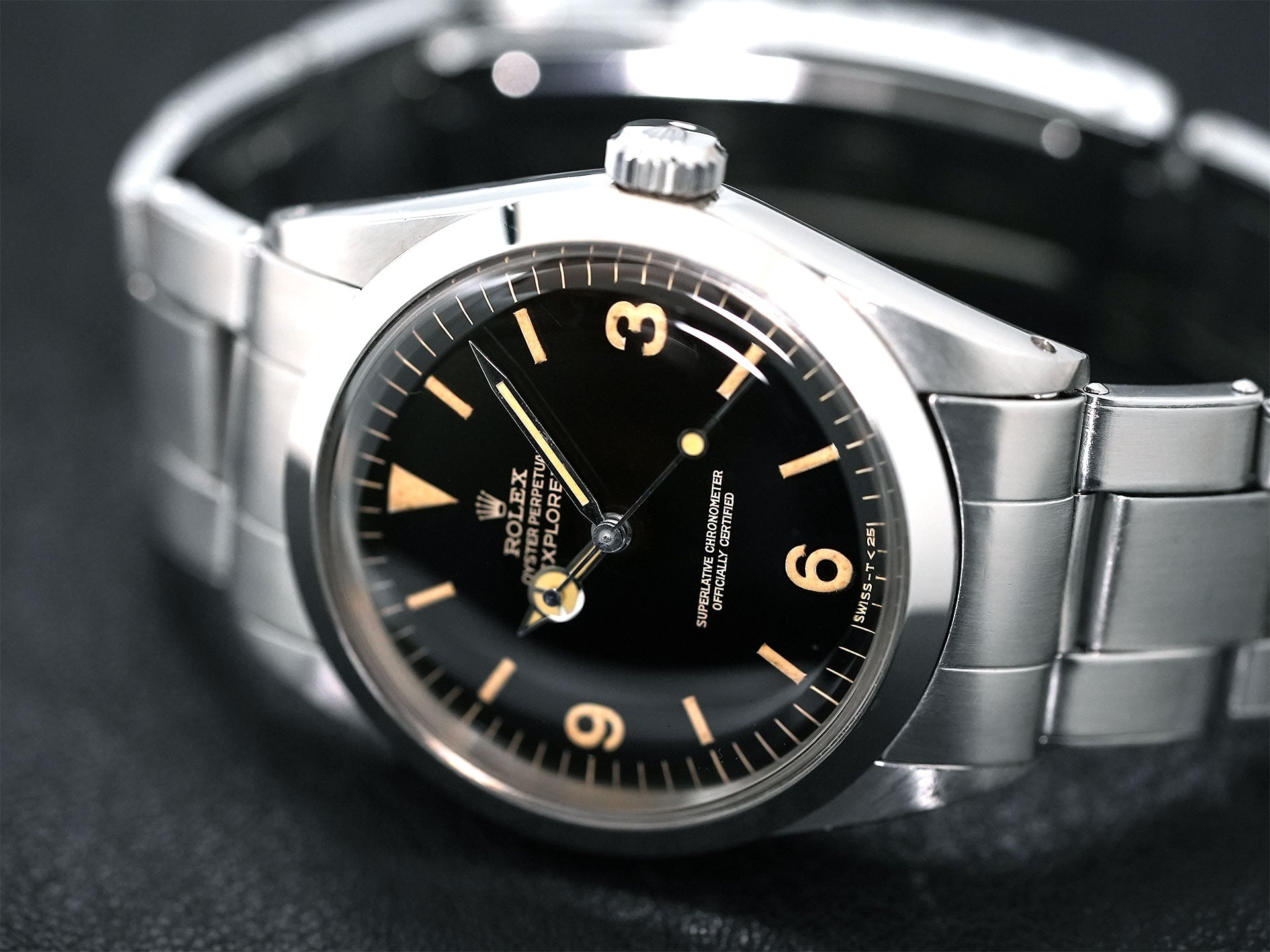 ロレックス エクスプローラーI Ref.1016 ステンレススチール ブラック文字盤 中古 b5amoutj